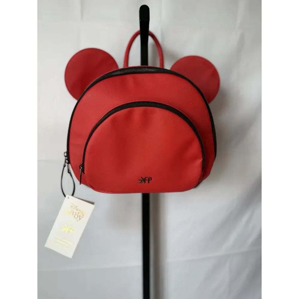 Disney Baby x Freshly Picked Mickey Anaheim Backpack Diaper Bag in Rogue Red